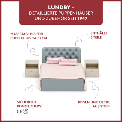 Lundby Basic Schlafzimmer-Set
