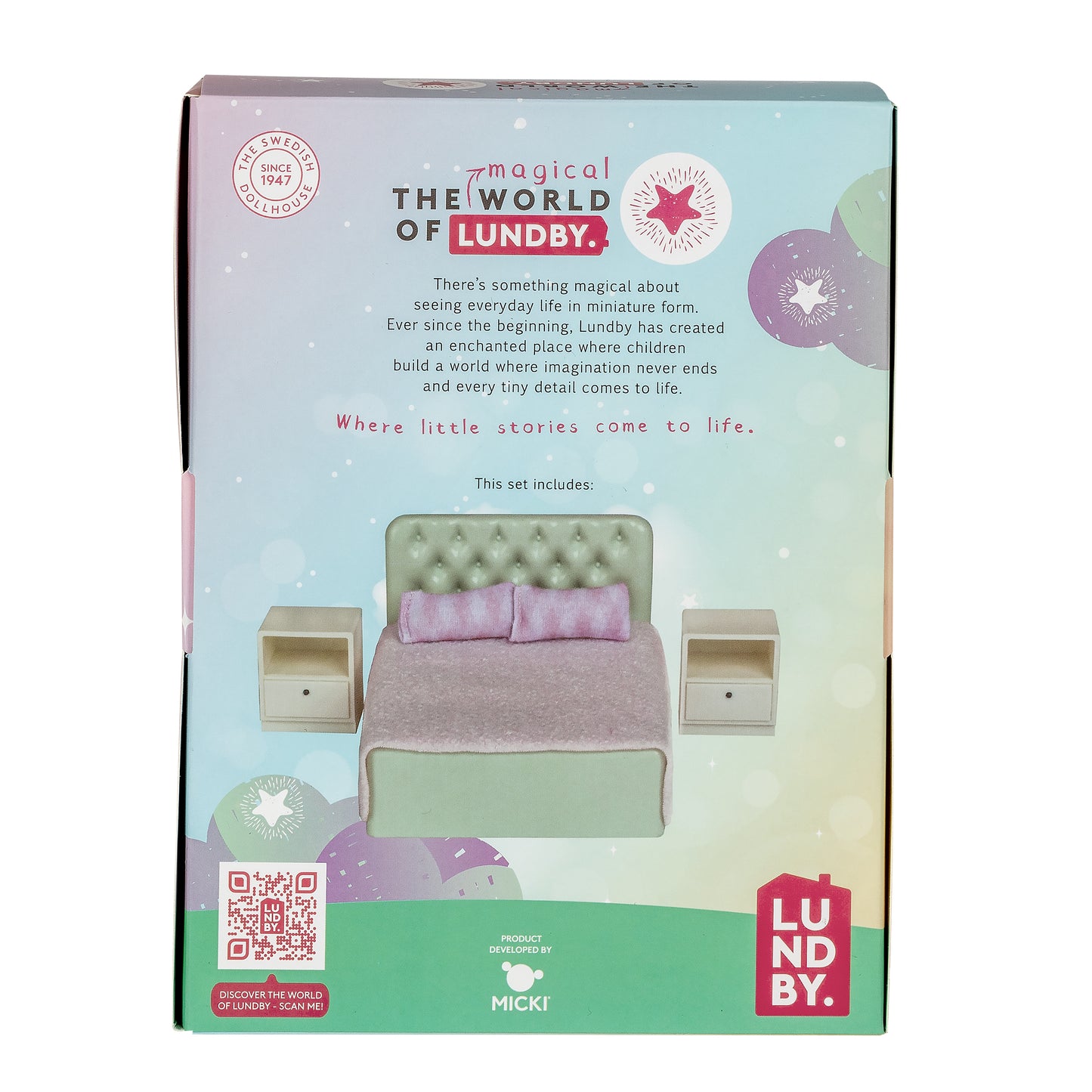 Lundby Basic Schlafzimmer-Set