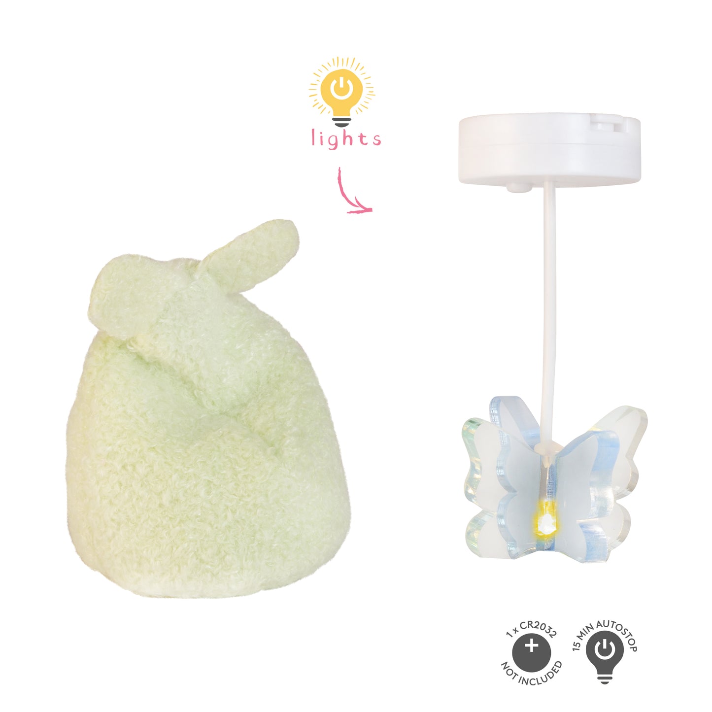 Lundby Schmetterlingslampe & Sitzsack