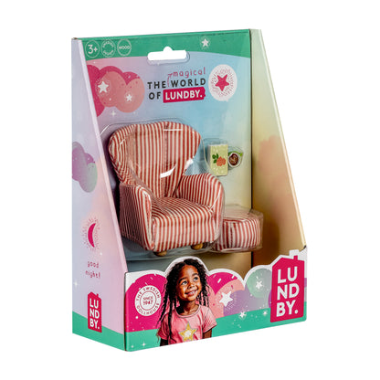 Puppenhaus Sessel-Set Leseecke
