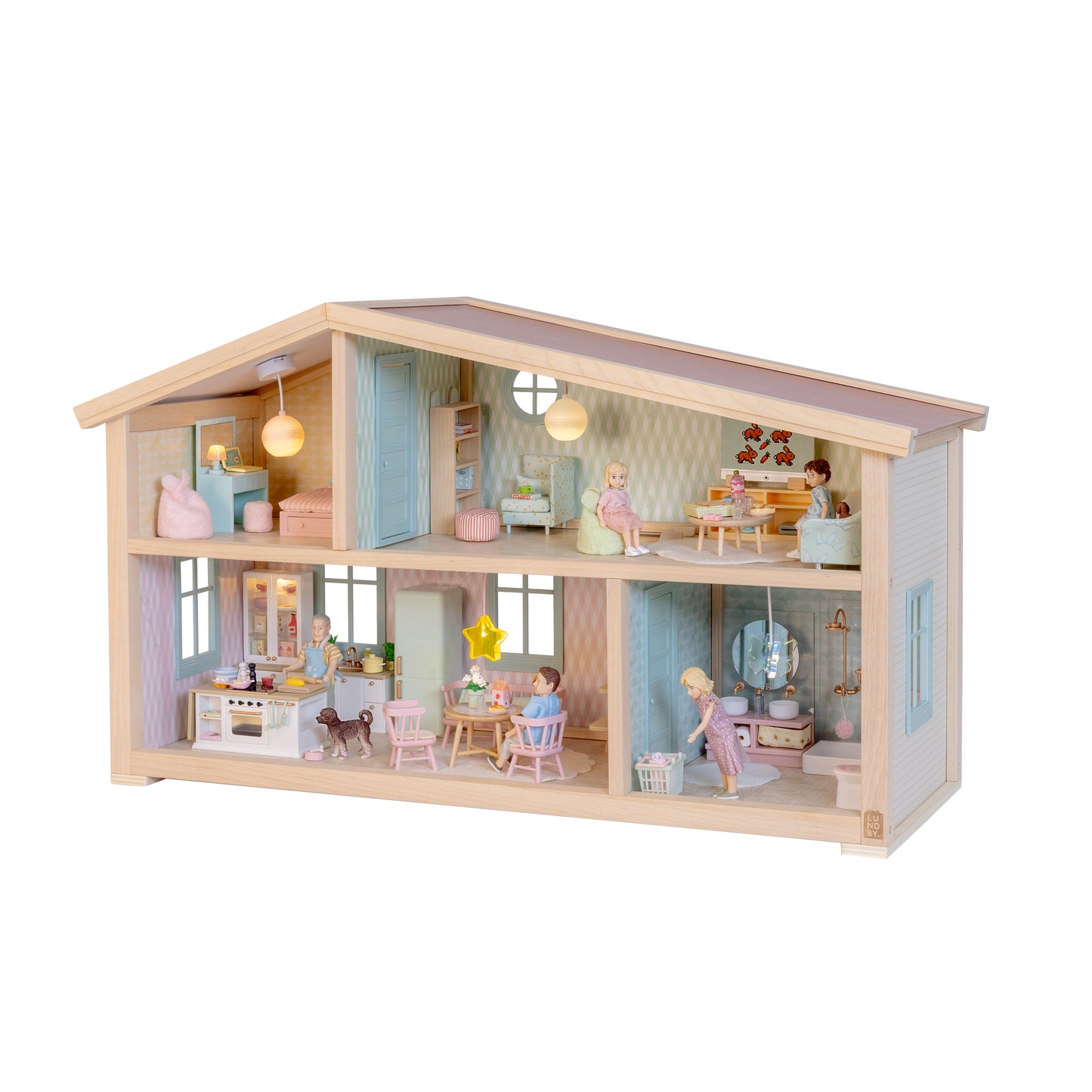 Lundby Puppenhaus Star House - Holz Puppenhaus