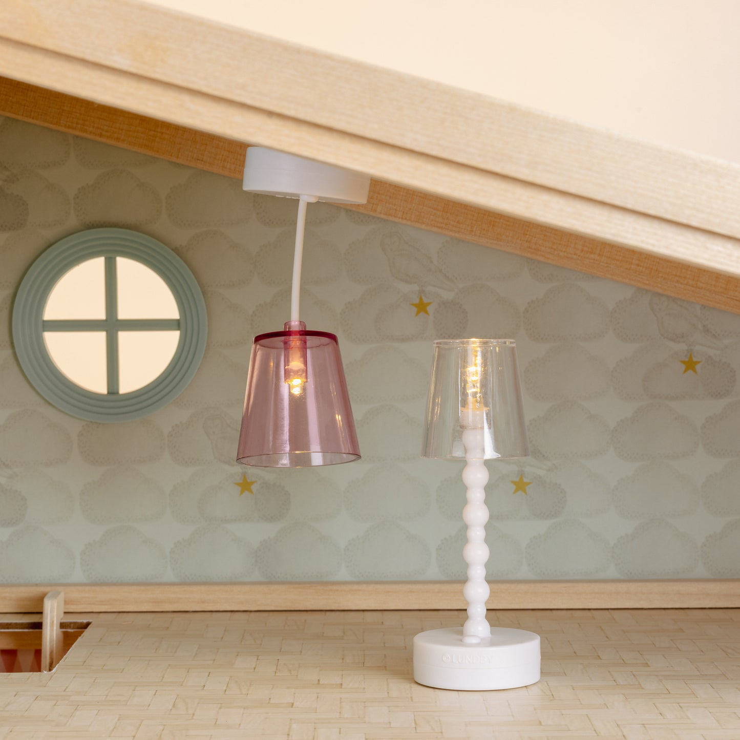 Lundby Steh- und Deckenlampe-Set