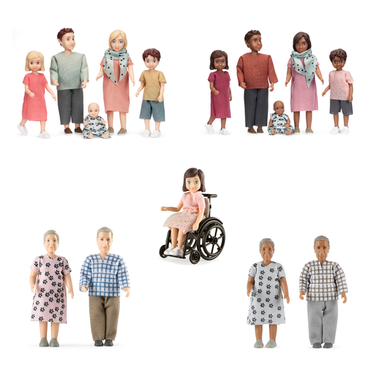 Lundby Puppenhauspuppen Vorschul-Set -Bundle