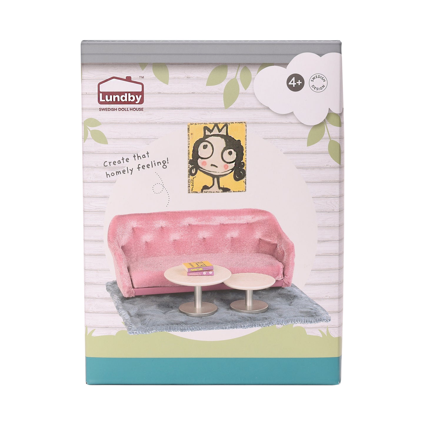 Lundby Wohnzimmer-Set, 7-teilig