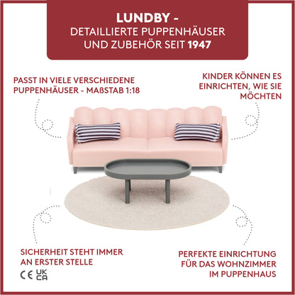 Lundby Basic Wohnzimmer-Set