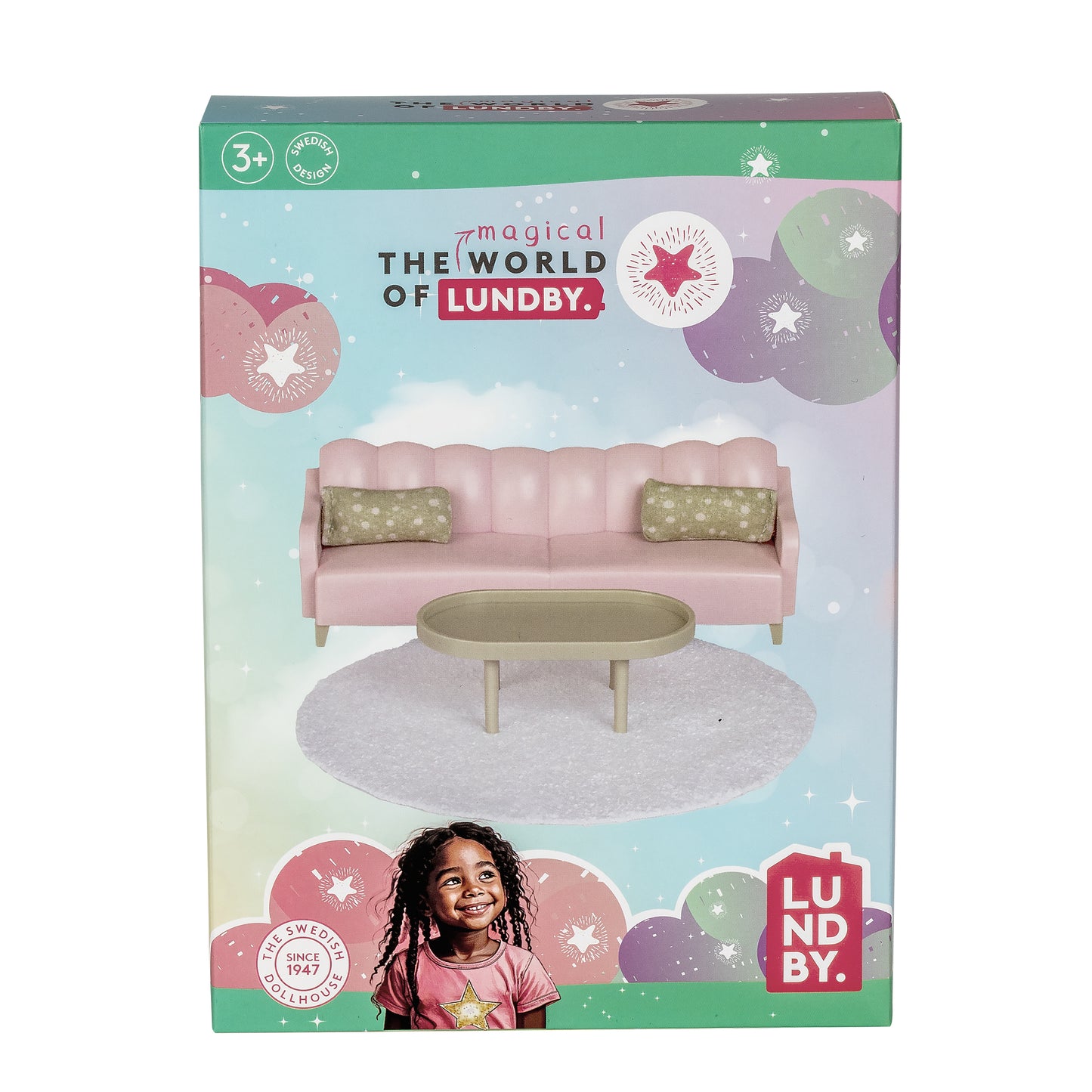 Lundby Basic Wohnzimmer-Set