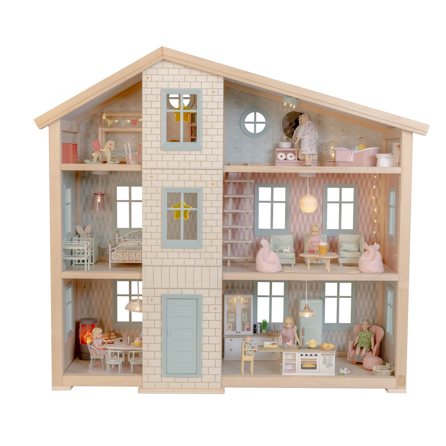 Lundby Puppenhaus Wonder House - großes Holz Puppenhaus
