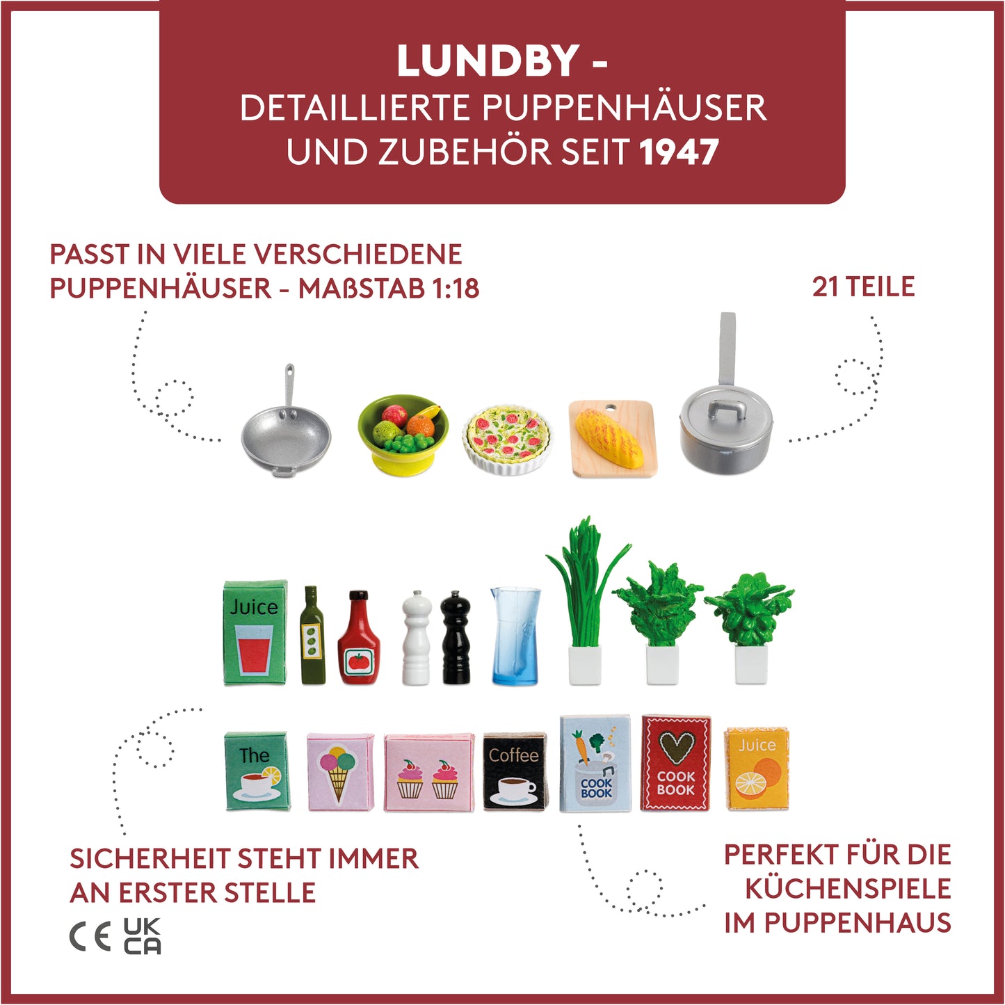 Lundby Zubehör-Set für die Küche