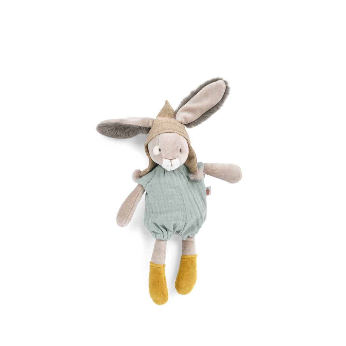 Moulin Roty Plüschtier Trois Lapin kleines Kaninchen grün