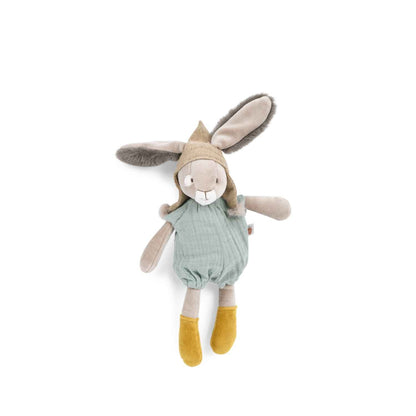 Moulin Roty Plüschtier Trois Lapin kleines Kaninchen grün