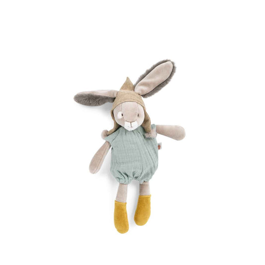 Moulin Roty Plüschtier Trois Lapin kleines Kaninchen grün