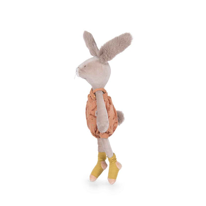 Moulin Roty Plüschtier Trois Lapin Kaninchen rot