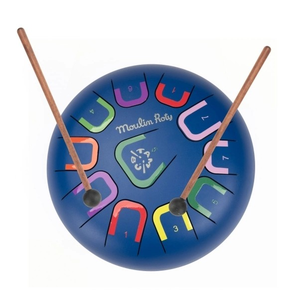 Große Zungentrommel Puce & Pilou Moulin Roty (Ø 24 cm)