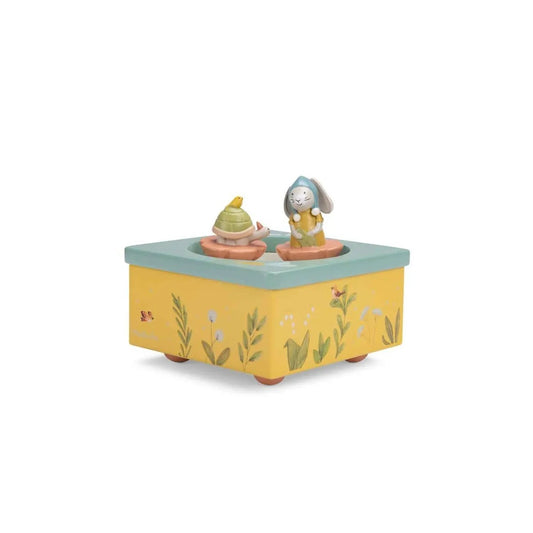 Moulin Roty Spieluhr Tros Lapins, Hase und Schildkröte