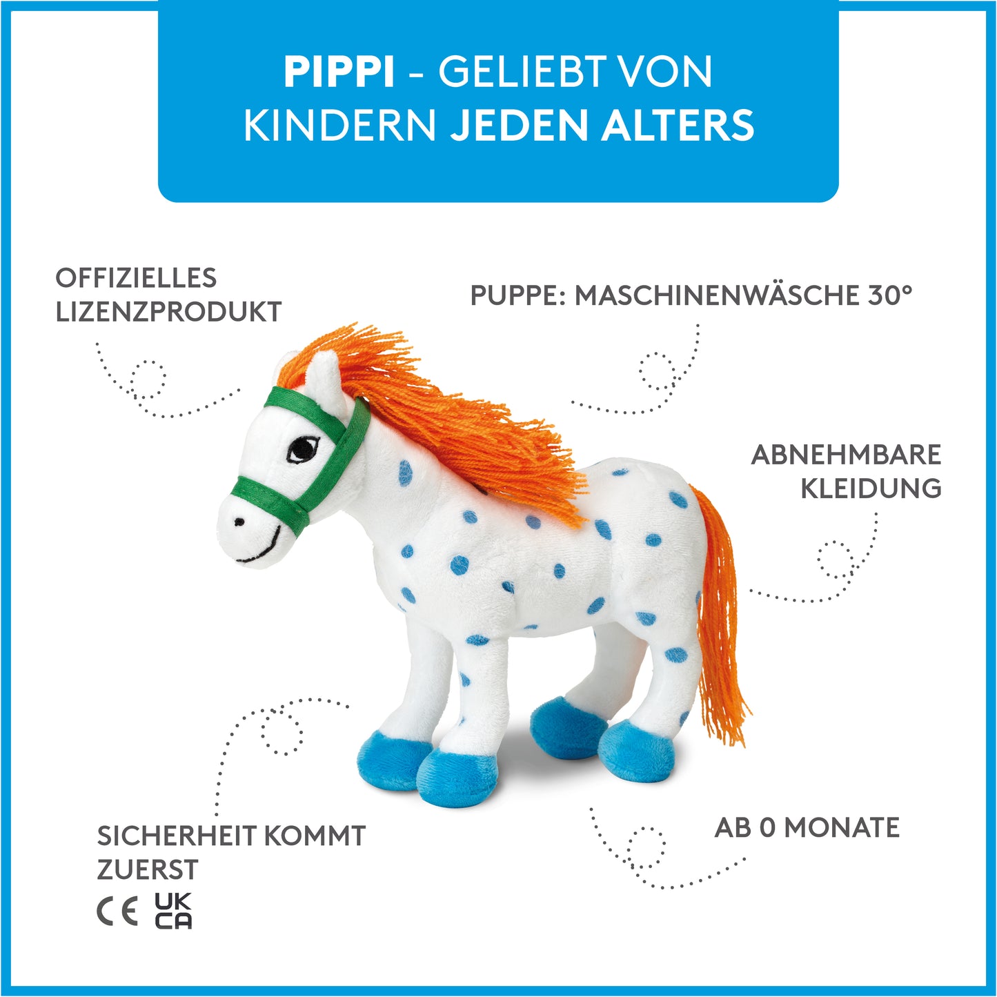 Pippi - Kuscheltier Kleiner Onkel 22 cm