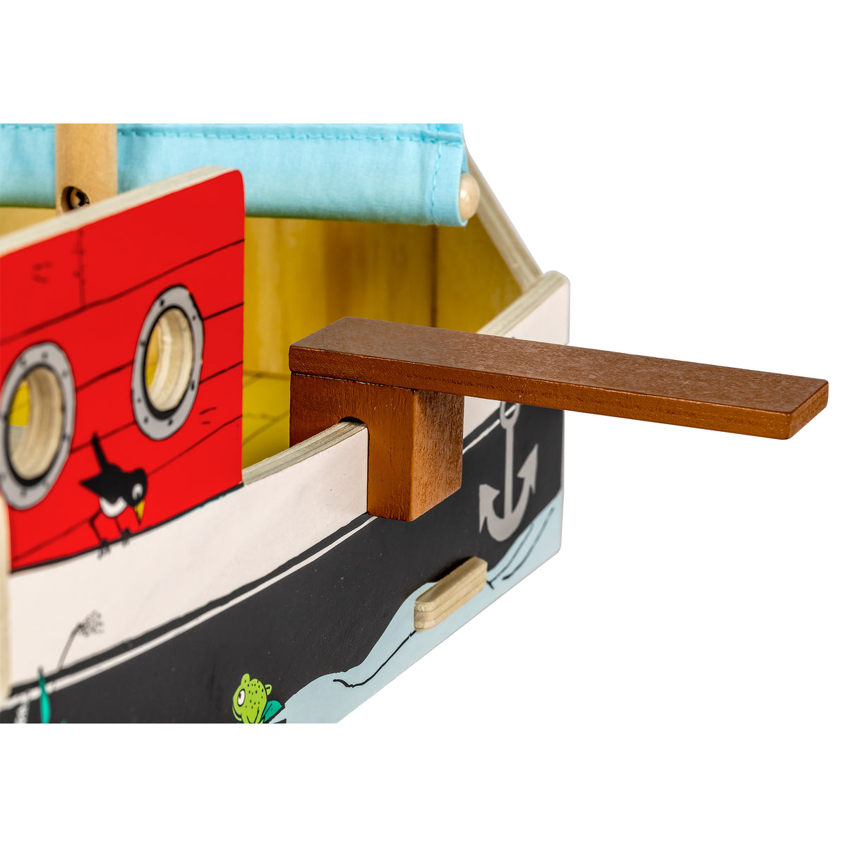 Pippi Langstrumpf Piratenschiff Hoppetossa aus Holz