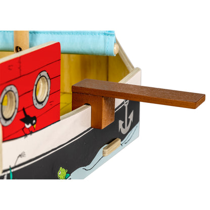 Pippi Langstrumpf Piratenschiff Hoppetossa aus Holz