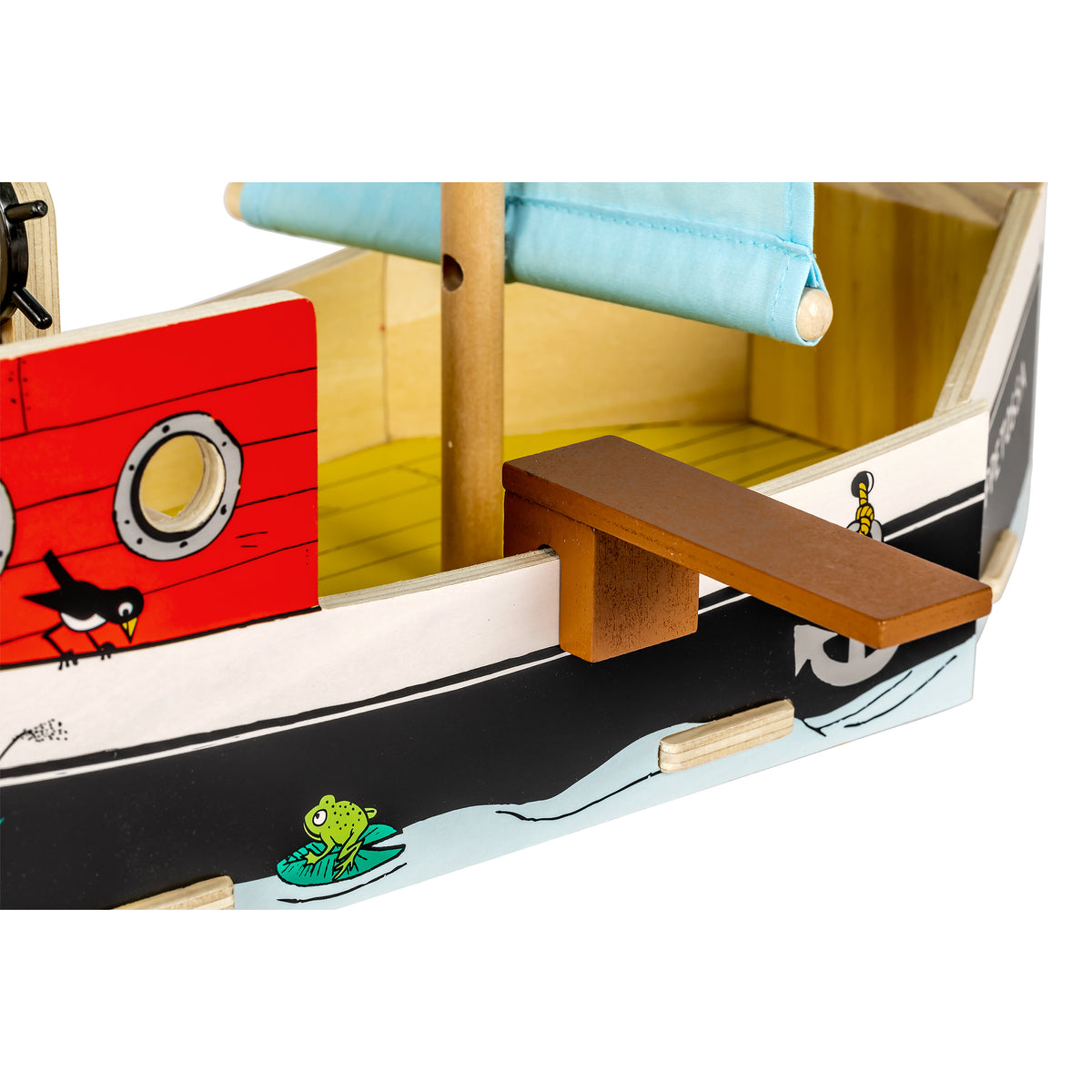 Pippi Langstrumpf Piratenschiff Hoppetossa aus Holz