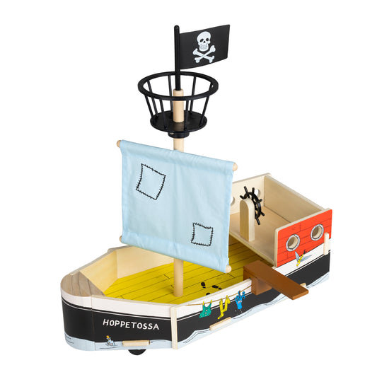 Pippi Langstrumpf Piratenschiff Hoppetossa aus Holz