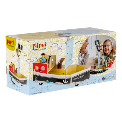 Pippi Langstrumpf Piratenschiff Hoppetossa aus Holz