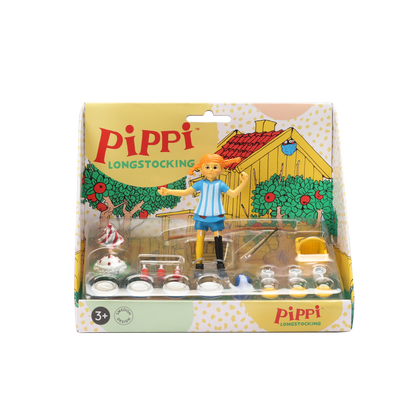 Pippi Langstrumpf Figurenset Kaffeeplausch