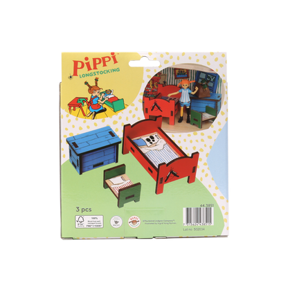 Pippi - Puppenhausmöbel Schlafzimmer