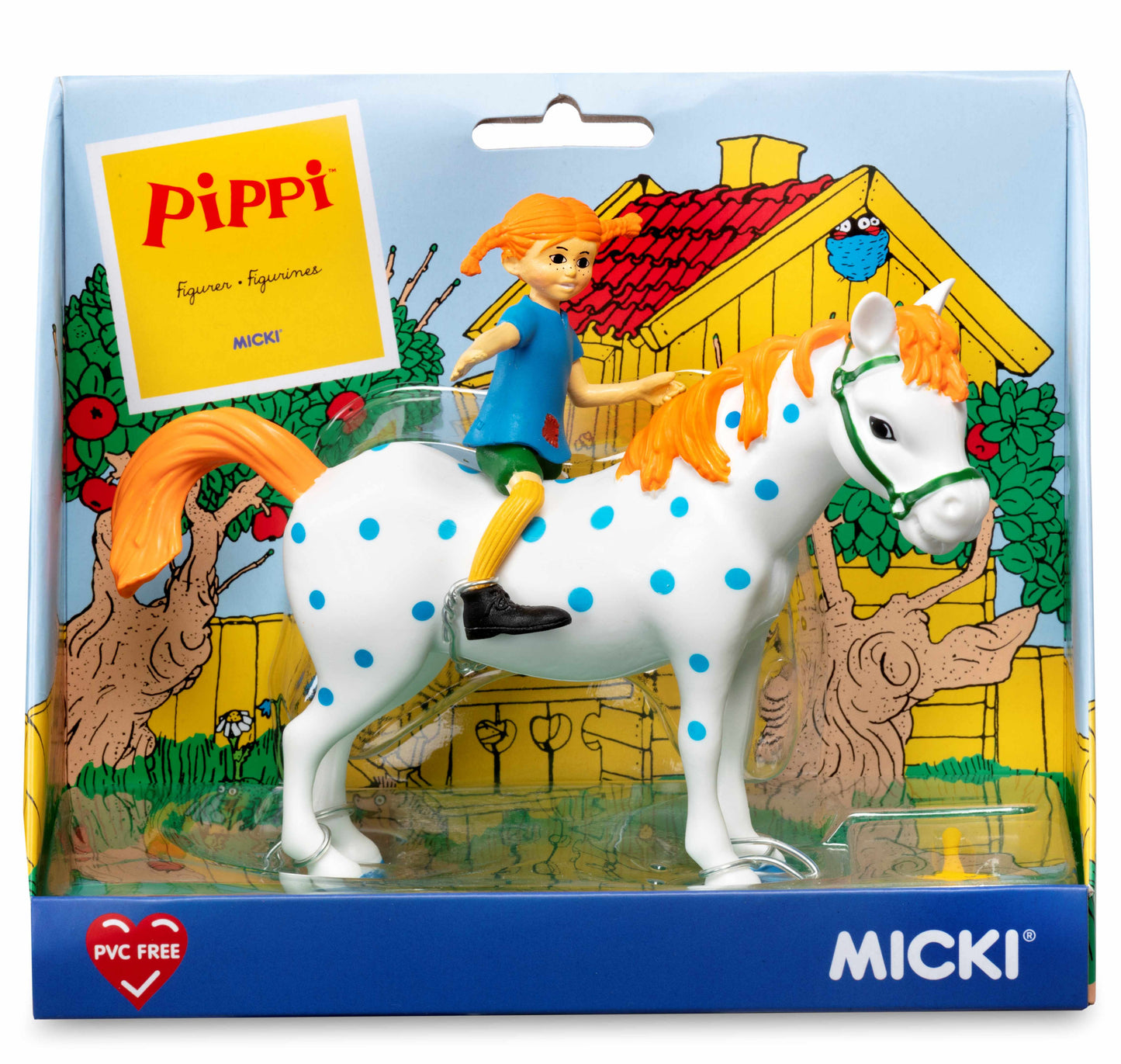 Pippi mit kleinem Onkel - Figurenset