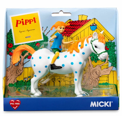 Pippi mit kleinem Onkel - Figurenset