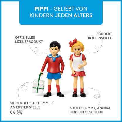 Pippi - Tommy & Annika Figurenset