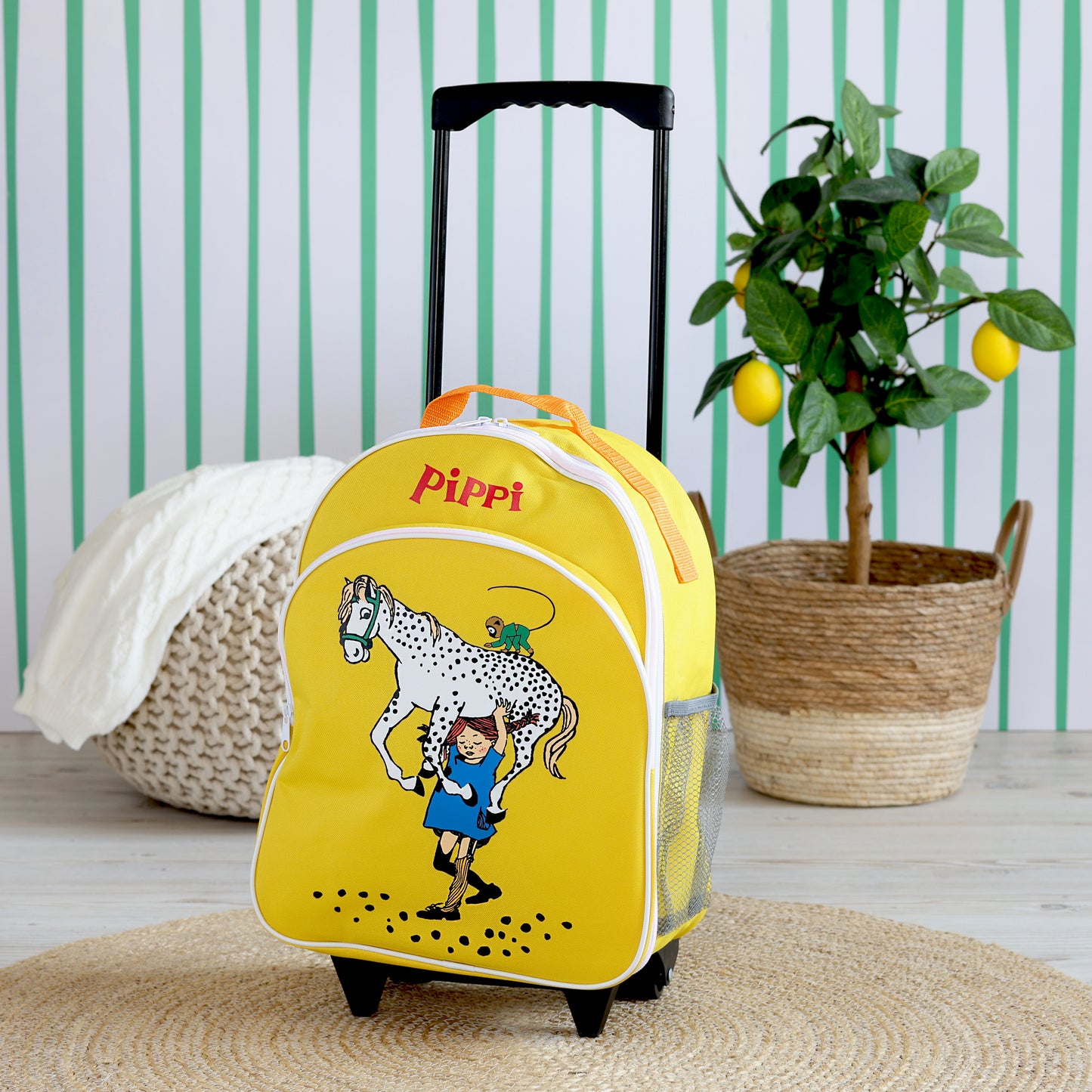 Pippi - Reisetasche/Trolley gelb