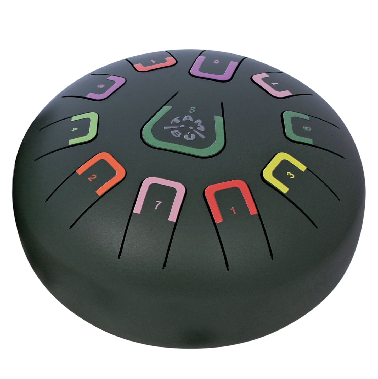 Tambu Zungentrommel Black Nature (matt schwarz)