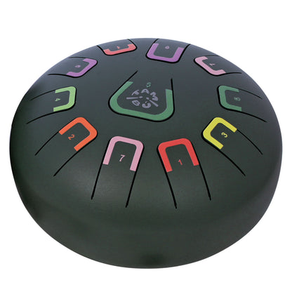 Tambu Zungentrommel Black Nature (matt schwarz)