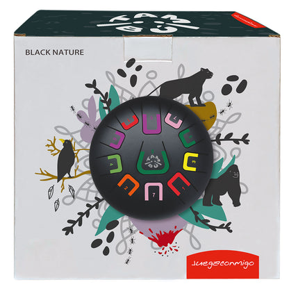 Tambu Zungentrommel Black Nature (matt schwarz)