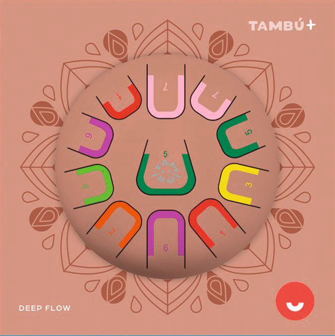 Tambu+ 25cm Zungentrommel Deep Flow terracotta