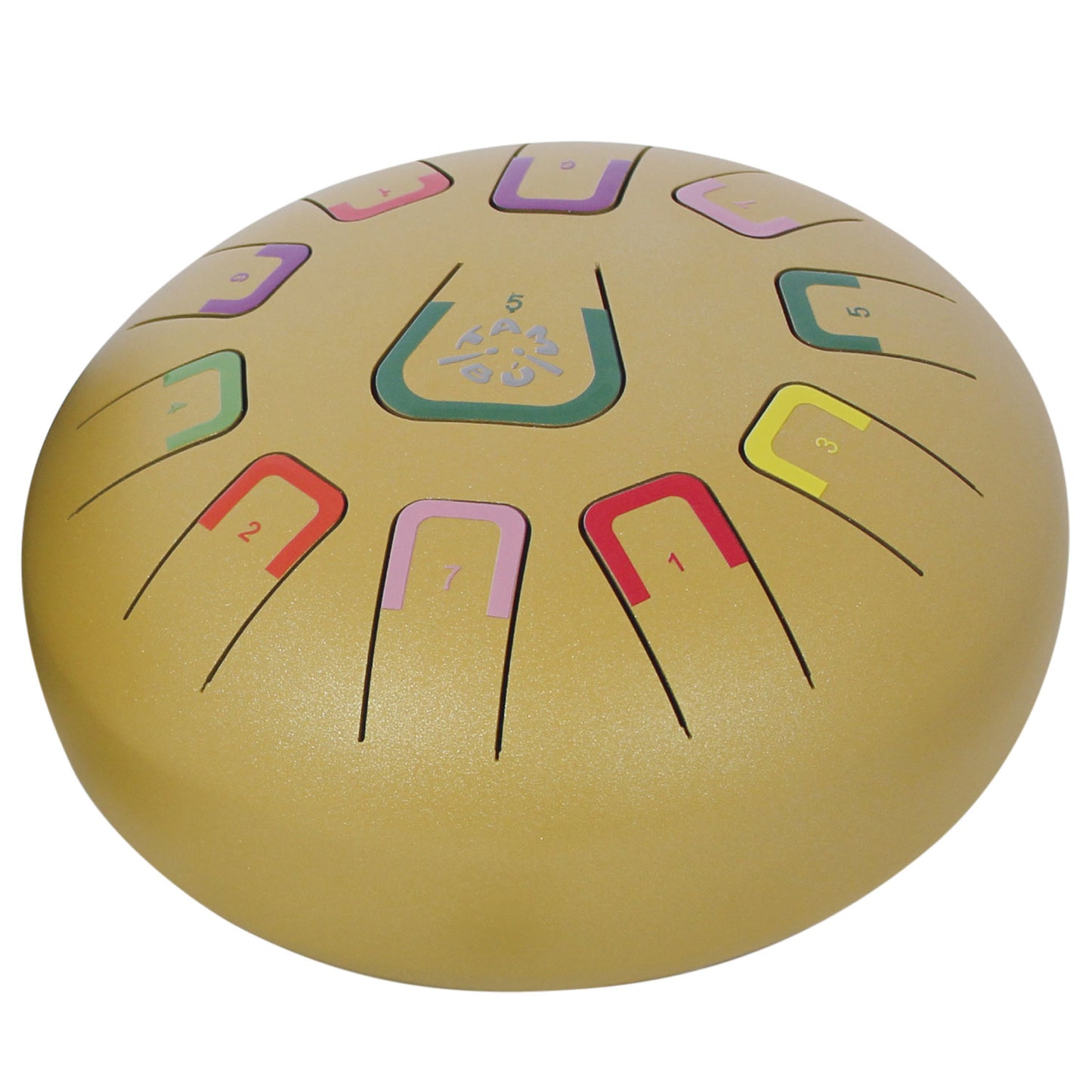Tambu Zungentrommel Golden Stars (matt gold)